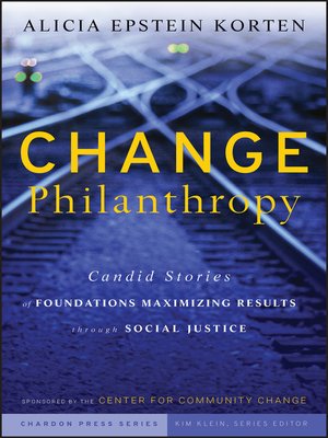 cover image of Change Philanthropy